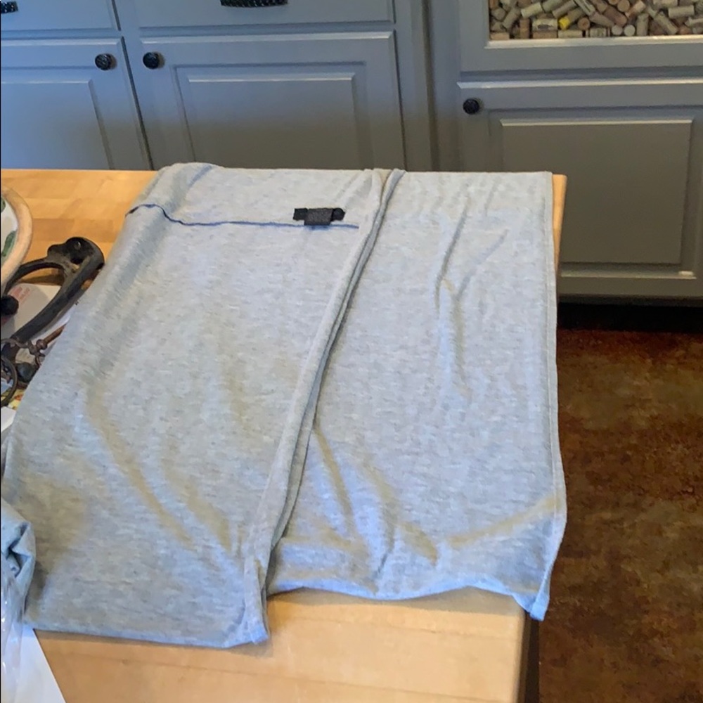 large gray infinity scarf